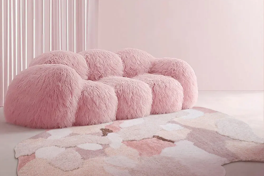 Nordic Plush Sofa Chair